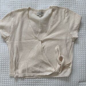 Madewell Tie front Shirt